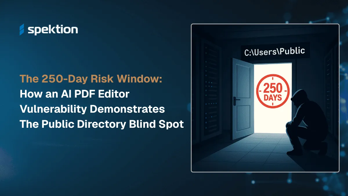 The 250-Day Risk Window: How an AI PDF Editor Vulnerability Demonstrates the Public Directory Blind Spot