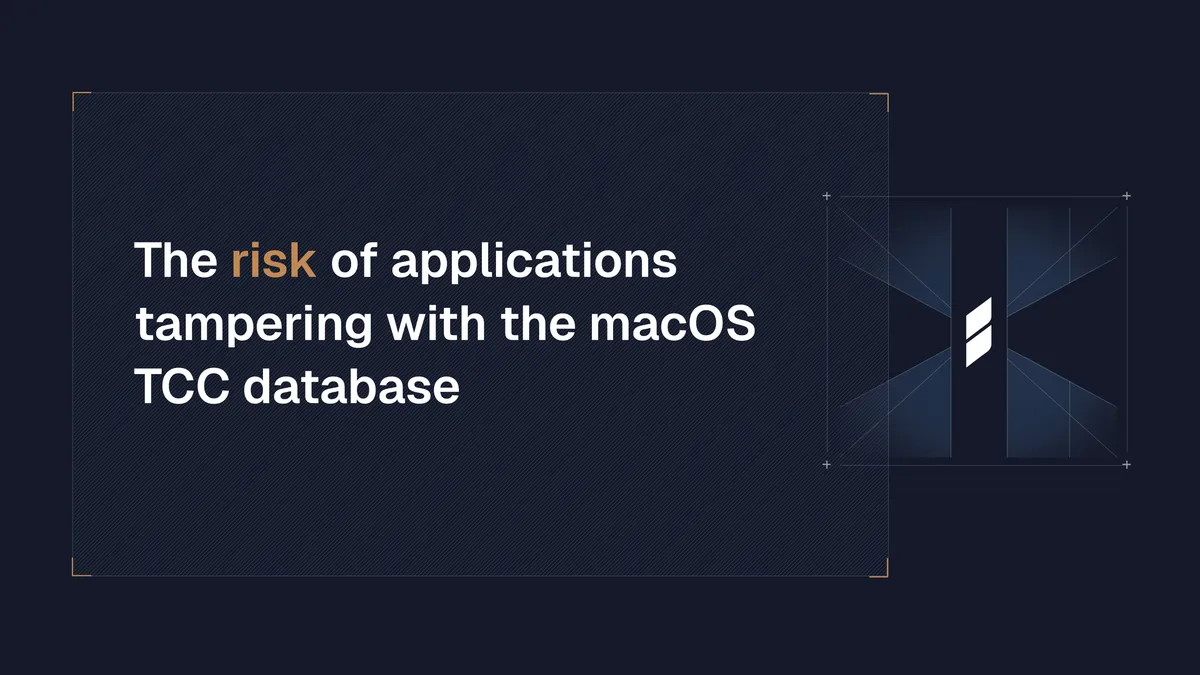 Risk of Tampering with macOS TCC, When Consent Isn't Really Consent